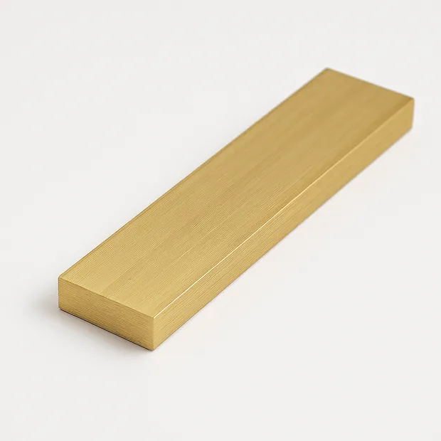 Полоса латунная зеркальная мягкая х/к