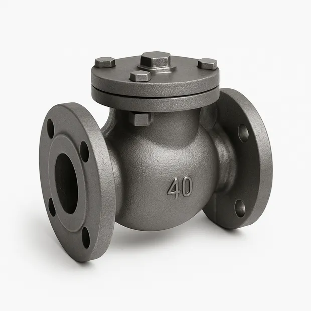 Клапан обратный шаровой нержавеющий фланцевый Tecofi