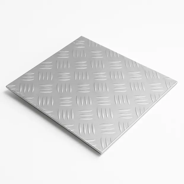 Лист рифленый дюралевый алмаз