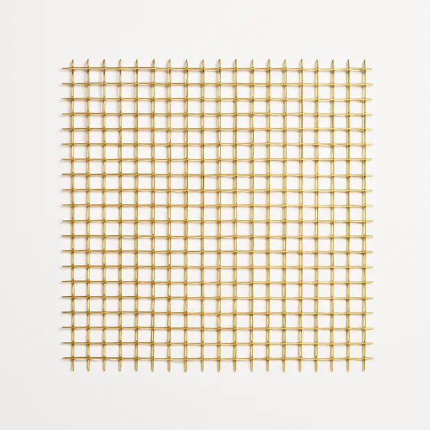 Сетка золотая тканая